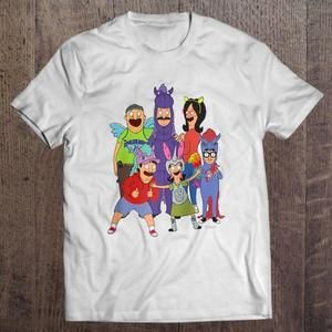 Bob's Burgers Equestranauts Family Photo Raglan Baseball Graphics Tee